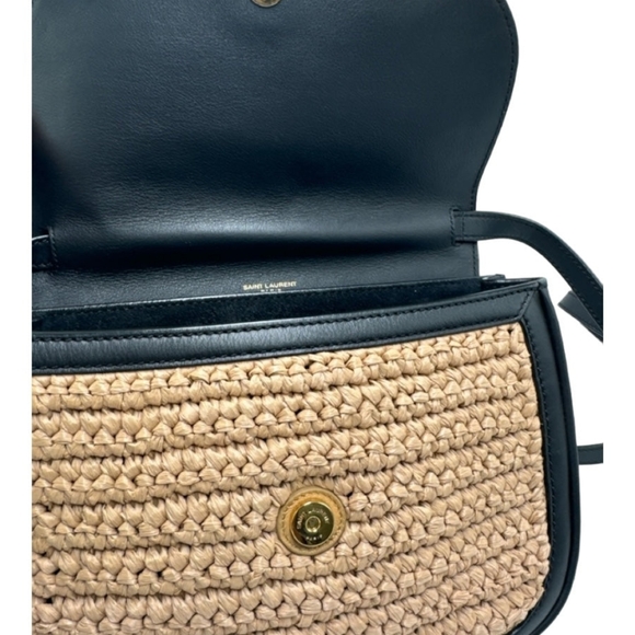 Saint Laurent medium Raffia Kaia Bag - Picture 6 of 9